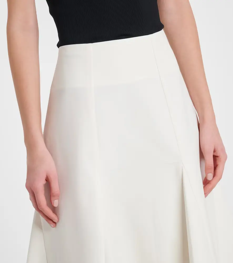 RÓHE Róhe Cotton midi skirt | Thumbnail 4
