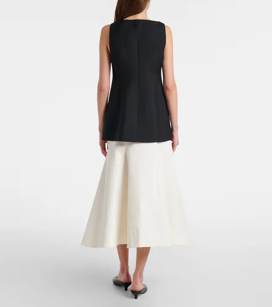 RÓHE Róhe Cotton midi skirt | Thumbnail 6