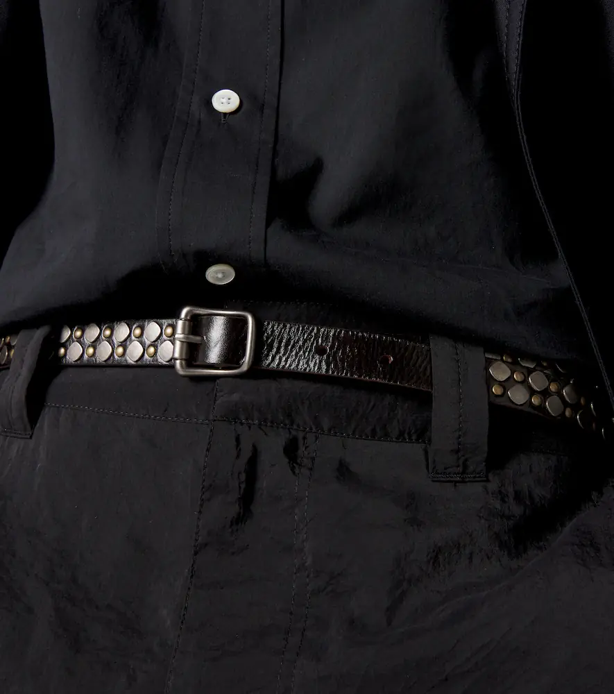 Lemaire Studded leather belt | Thumbnail 3