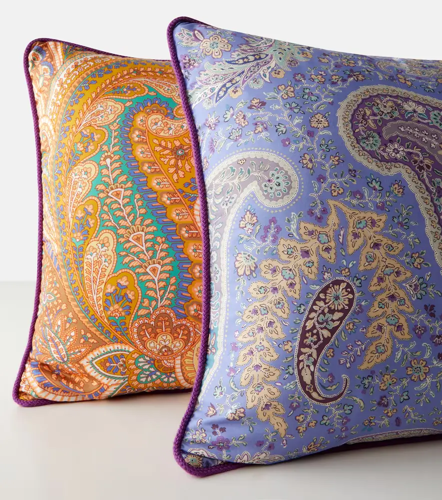 Etro Paisley cotton cushion | Thumbnail 3