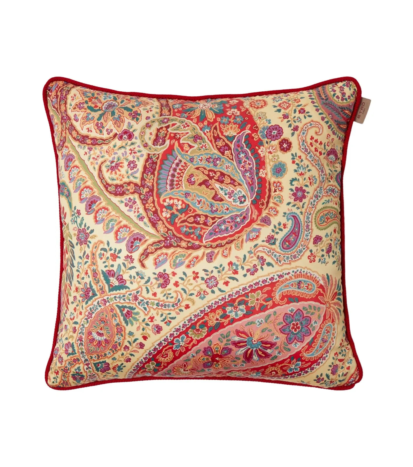 Etro Pegaso paisley cotton cushion