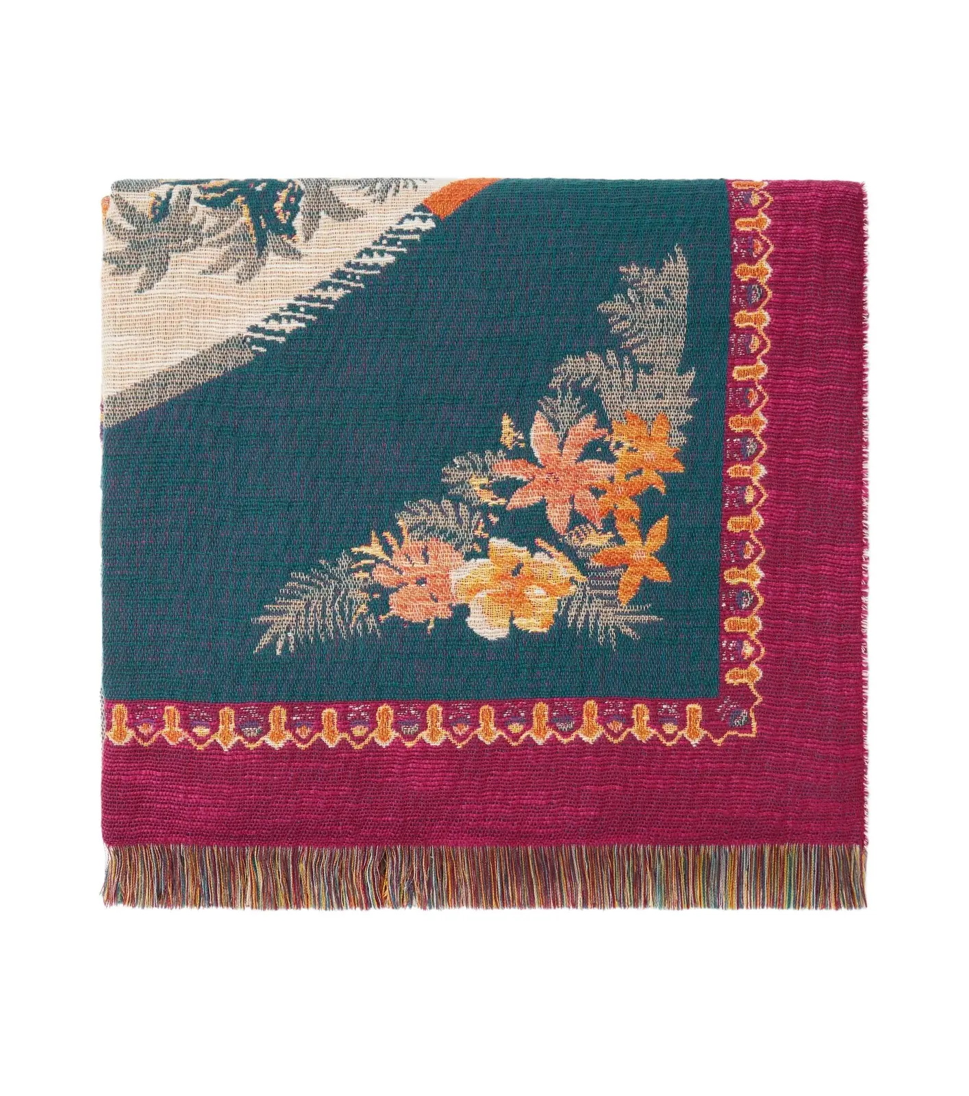 Shanti embroidered cotton throw Shanti embroidered cotton throw