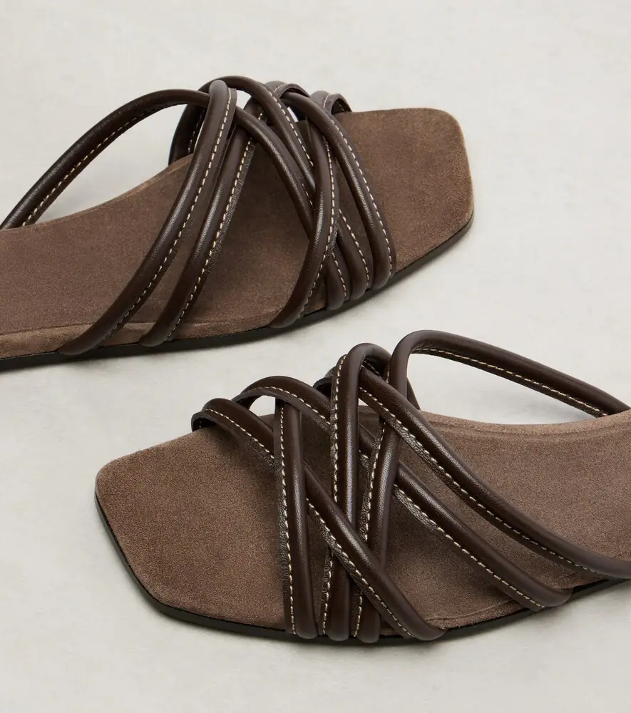 Brunello Cucinelli Leather slides | Thumbnail 4