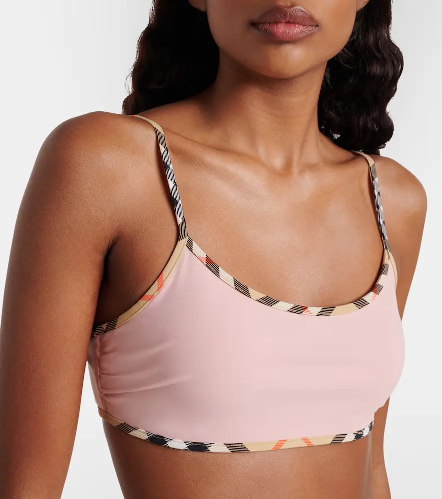 Burberry Check bikini top | Thumbnail 2 Burberry Check bikini top | Thumbnail 2
