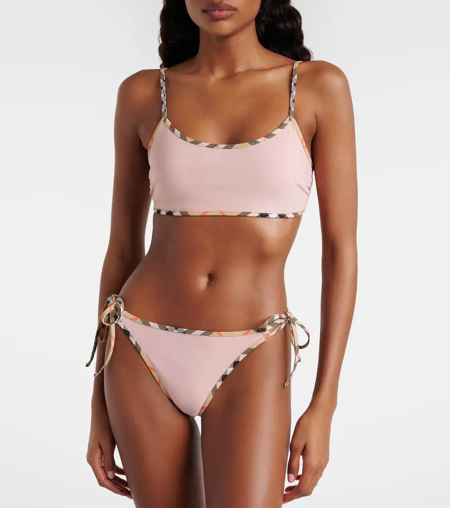 Burberry Check bikini top | Thumbnail 3 Burberry Check bikini top | Thumbnail 3
