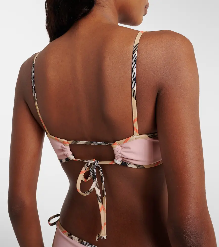 Burberry Check bikini top | Thumbnail 4 Burberry Check bikini top | Thumbnail 4