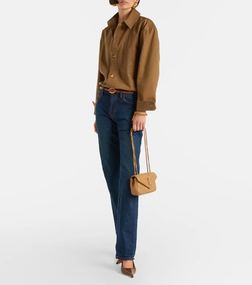 Saint Laurent Loulou Mini leather shoulder bag | Thumbnail 5