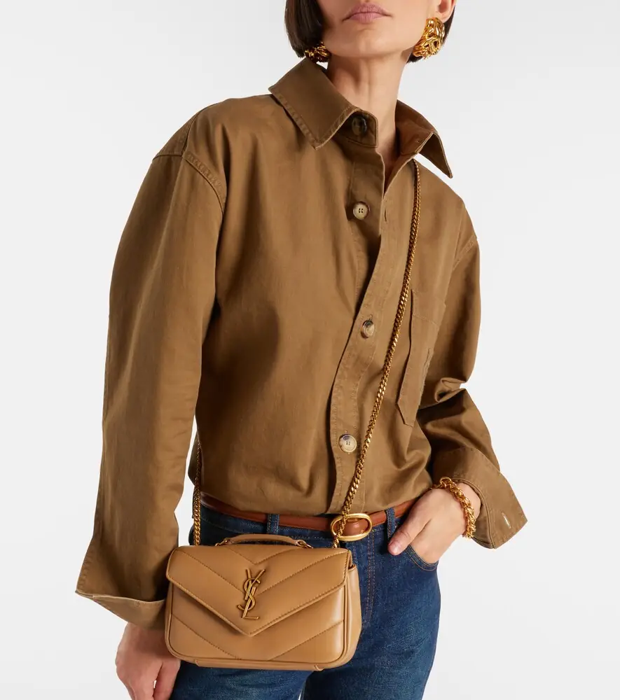 Saint Laurent Loulou Mini leather shoulder bag | Thumbnail 7