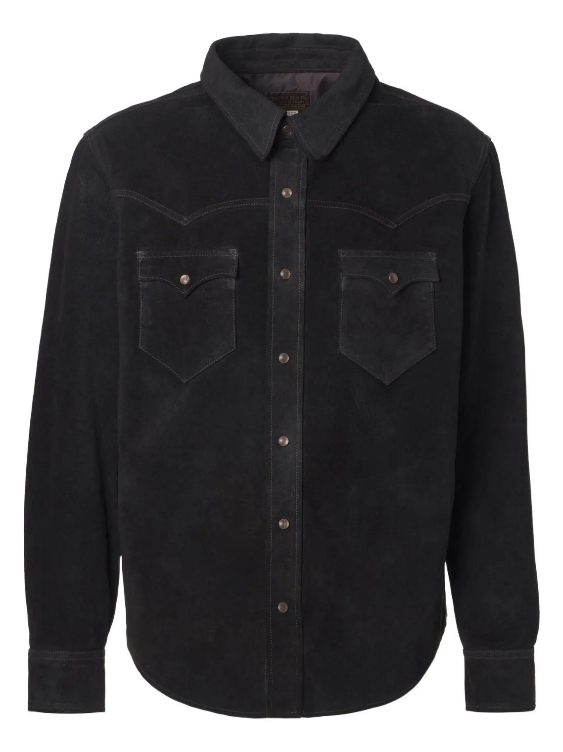 RRL Suede Western shirt