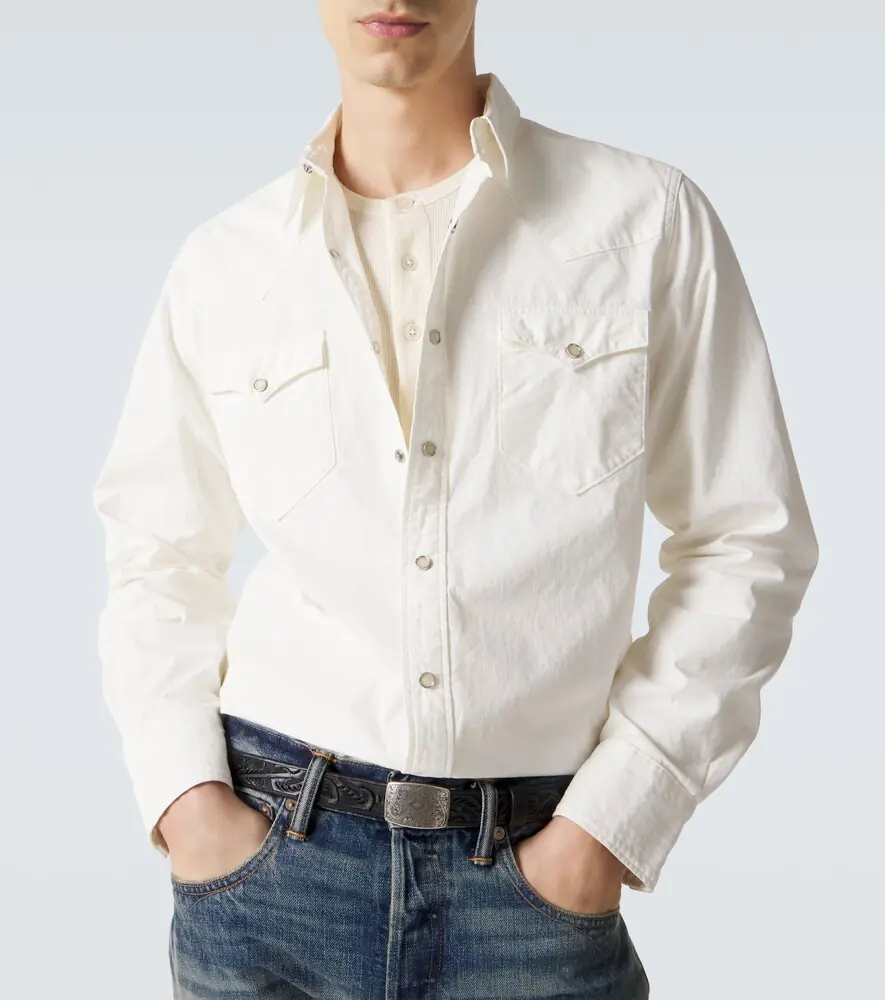 RRL Buffalo West denim shirt | Thumbnail 4 RRL Buffalo West denim shirt | Thumbnail 4
