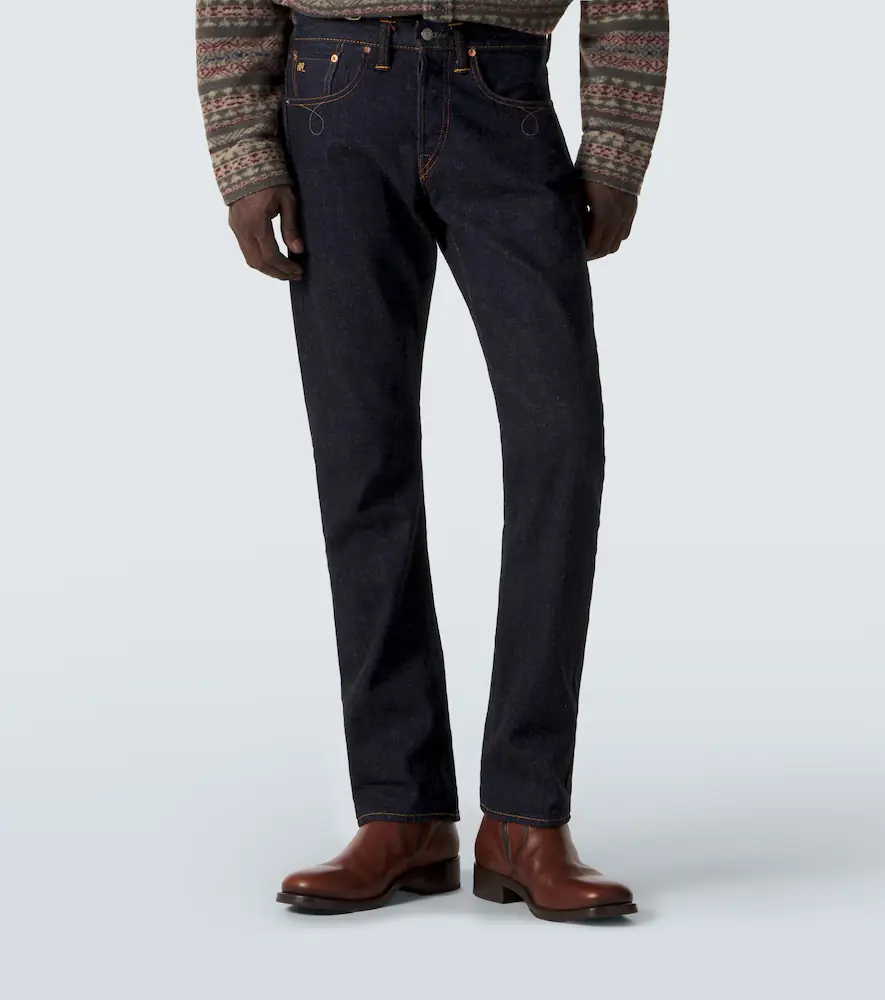 RRL Embroidered bootcut jeans | Thumbnail 3