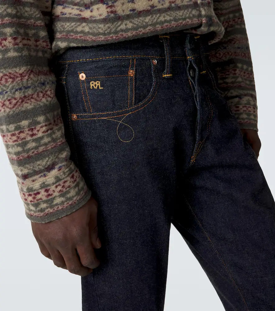 RRL Embroidered bootcut jeans | Thumbnail 4