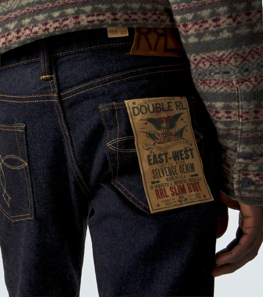 RRL Embroidered bootcut jeans | Thumbnail 5