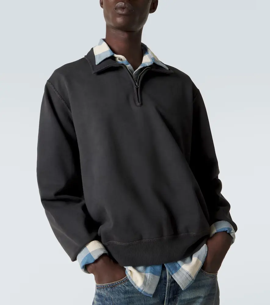 RRL Cotton half-zip sweatshirt | Thumbnail 3