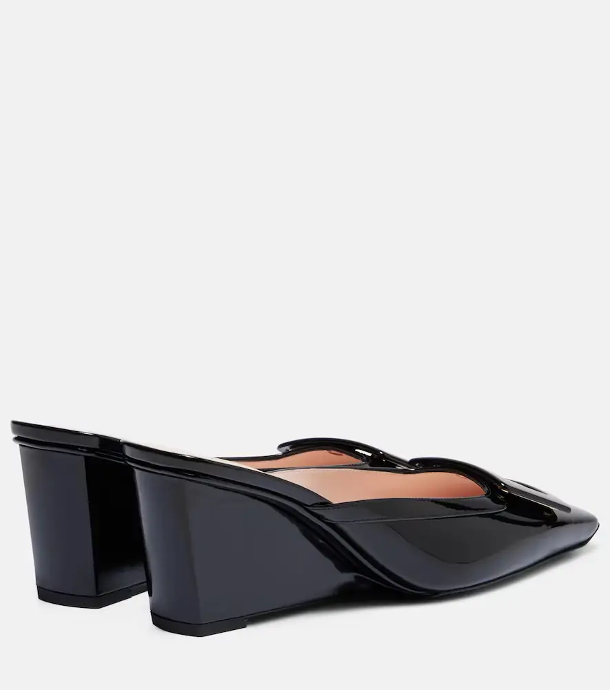 Roger Vivier Belle Vivier 60 leather wedge mules | Thumbnail 4 Roger Vivier Belle Vivier 60 leather wedge mules | Thumbnail 4