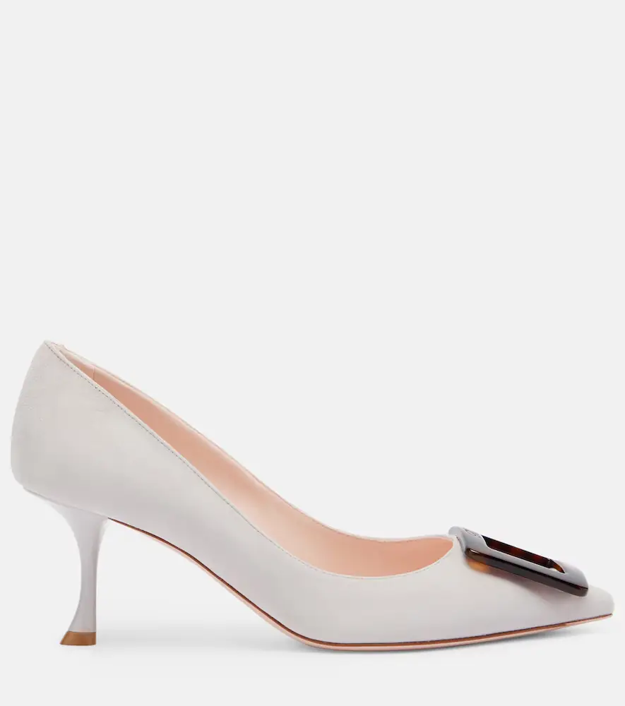 Roger Vivier Viv' in The City suede pumps | Thumbnail 4
