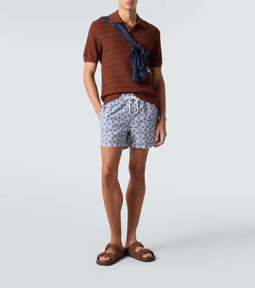 Frescobol Carioca Vidal knit cotton polo shirt | Thumbnail 3