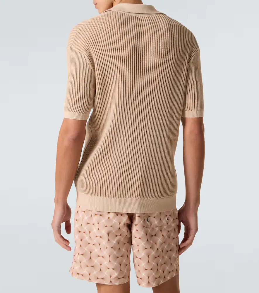 Frescobol Carioca Rino cotton and cashmere polo shirt | Thumbnail 2