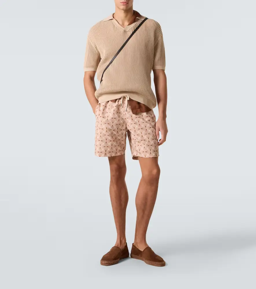 Frescobol Carioca Rino cotton and cashmere polo shirt | Thumbnail 5