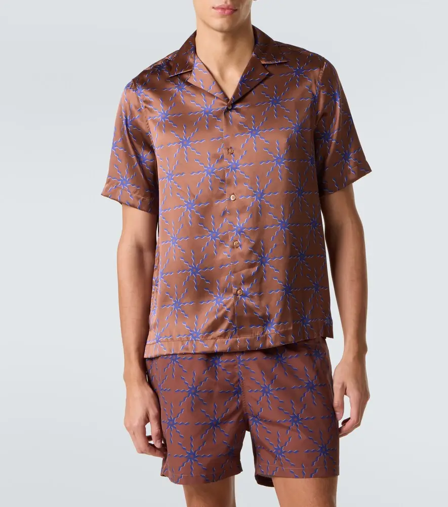 Frescobol Carioca Roberto silk shirt | Thumbnail 3 Frescobol Carioca Roberto silk shirt | Thumbnail 3