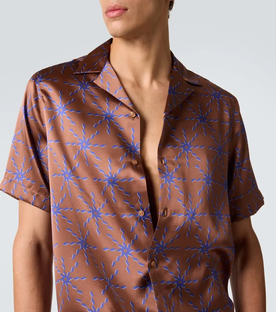 Frescobol Carioca Roberto silk shirt | Thumbnail 4 Frescobol Carioca Roberto silk shirt | Thumbnail 4