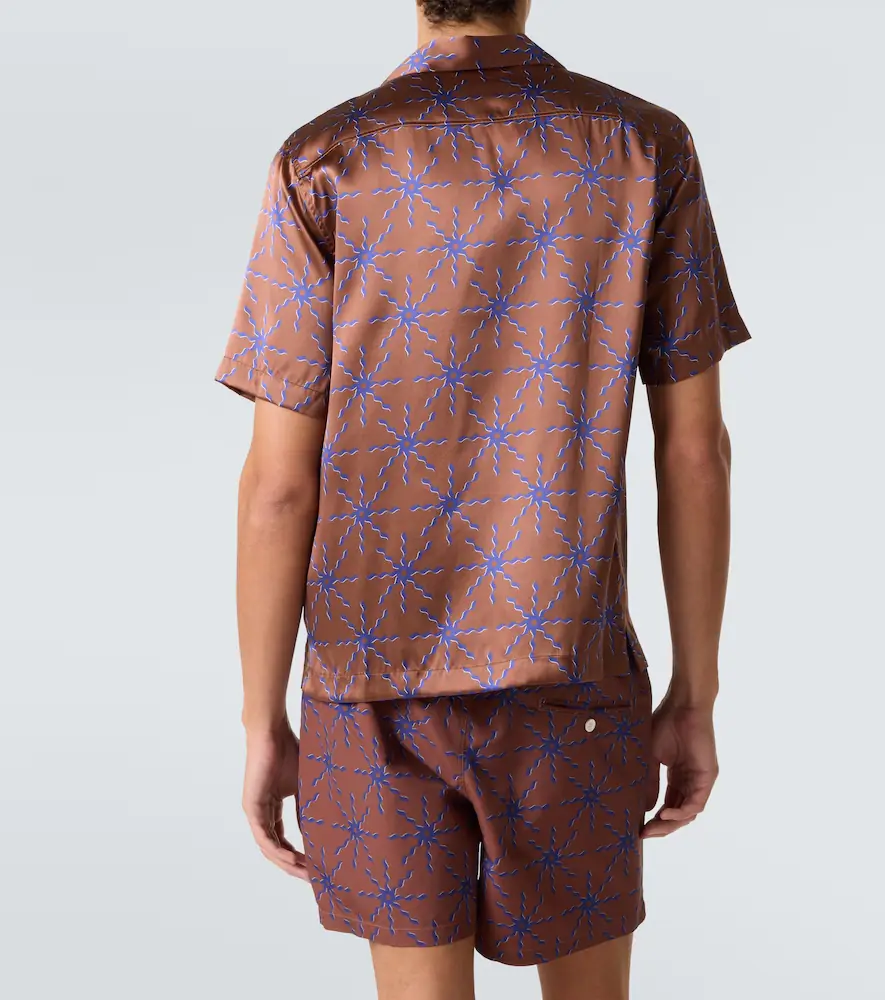 Frescobol Carioca Roberto silk shirt | Thumbnail 5 Frescobol Carioca Roberto silk shirt | Thumbnail 5