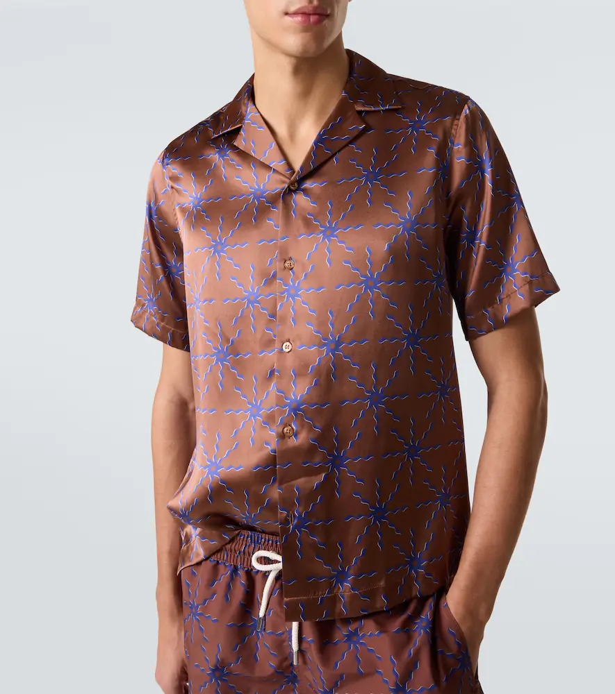 Frescobol Carioca Roberto silk shirt | Thumbnail 6 Frescobol Carioca Roberto silk shirt | Thumbnail 6