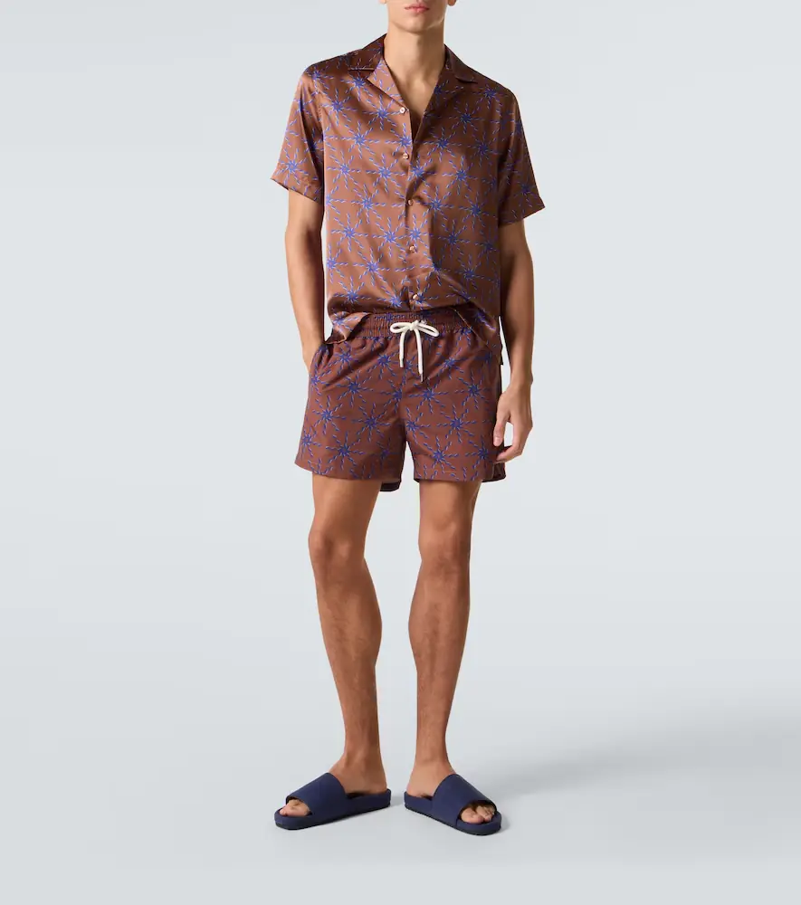 Frescobol Carioca Roberto silk shirt | Thumbnail 7 Frescobol Carioca Roberto silk shirt | Thumbnail 7
