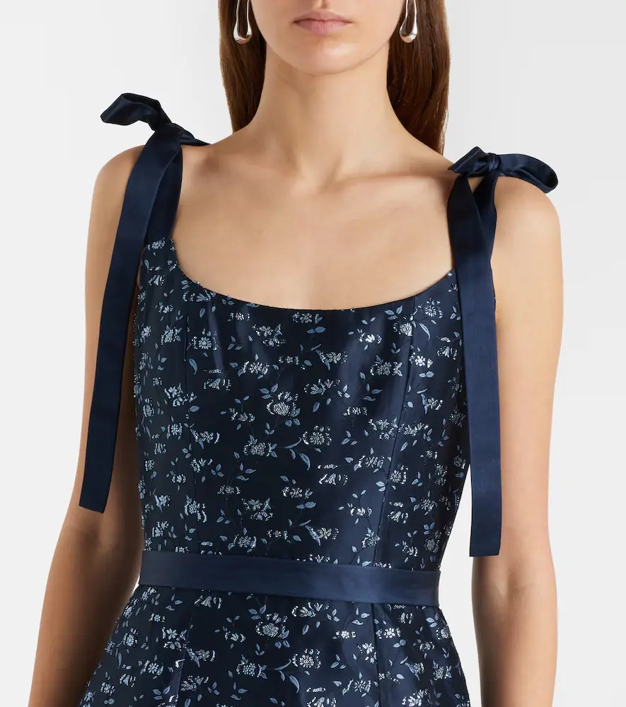 Markarian Acacia floral brocade corset dress | Thumbnail 2 Markarian Acacia floral brocade corset dress | Thumbnail 2