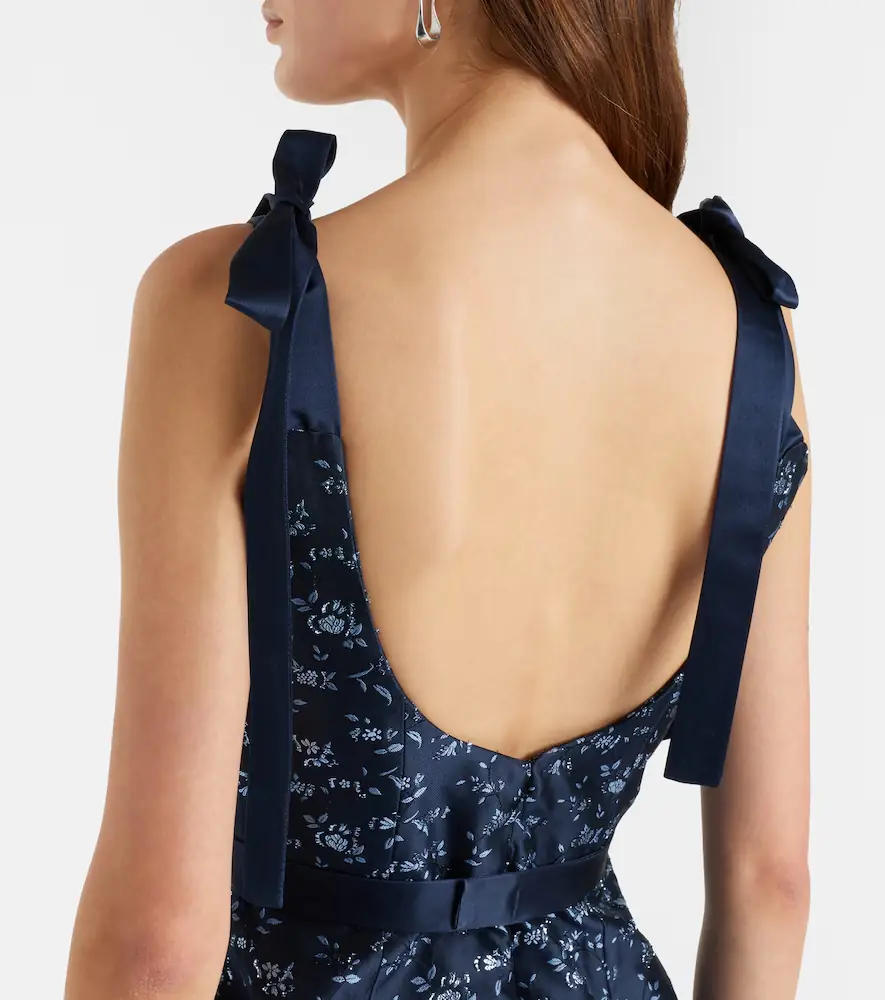Markarian Acacia floral brocade corset dress | Thumbnail 6 Markarian Acacia floral brocade corset dress | Thumbnail 6