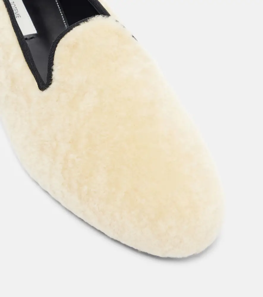 Toteme Shearling loafers | Thumbnail 4