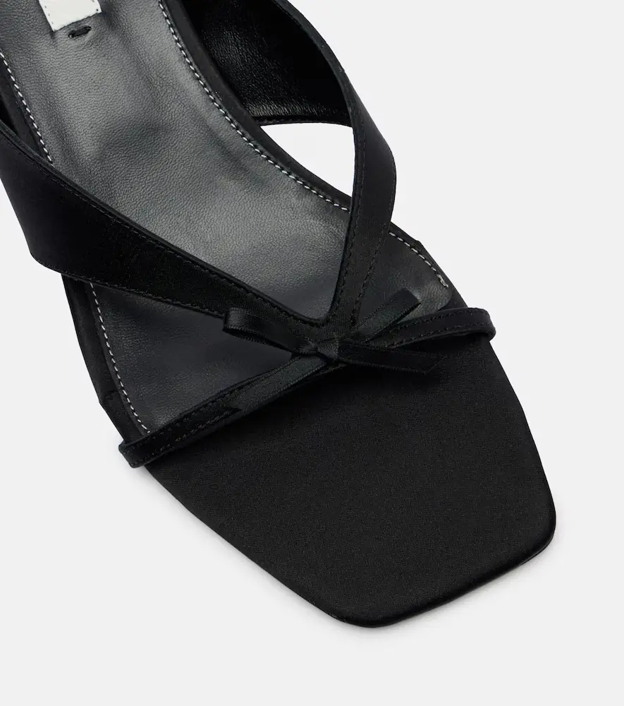 TOTEME Bow-detail satin mules | Thumbnail 2 TOTEME Bow-detail satin mules | Thumbnail 2