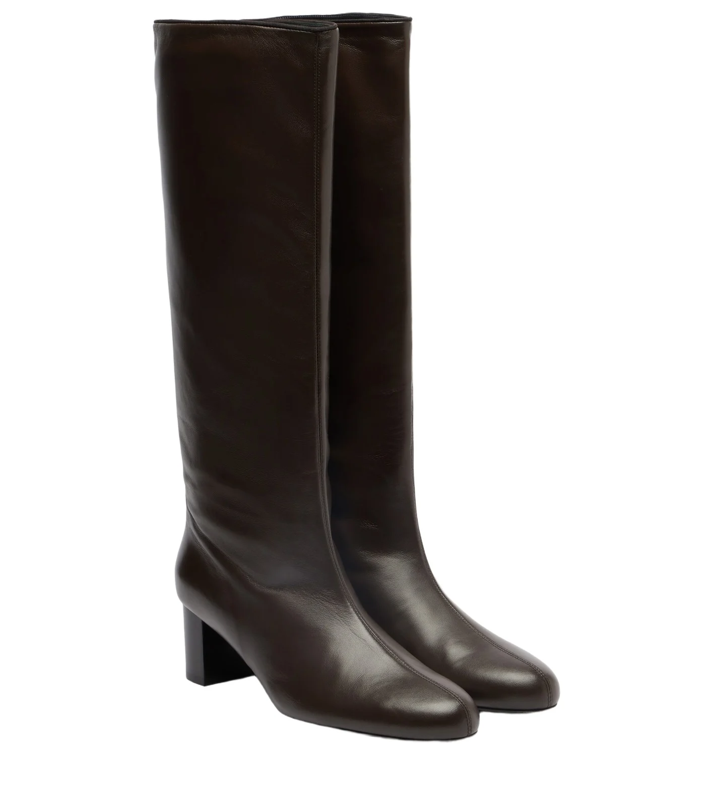 Downtown leather knee-high boots