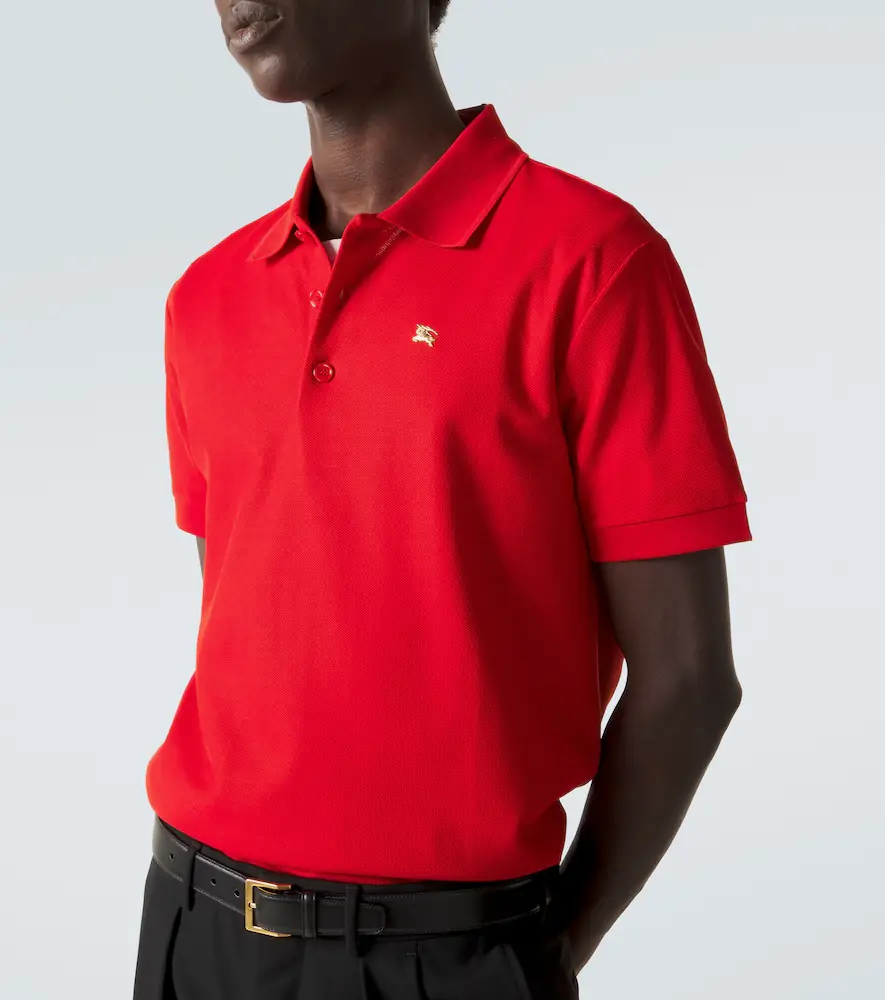 Burberry EKD cotton piqué polo shirt | Thumbnail 2