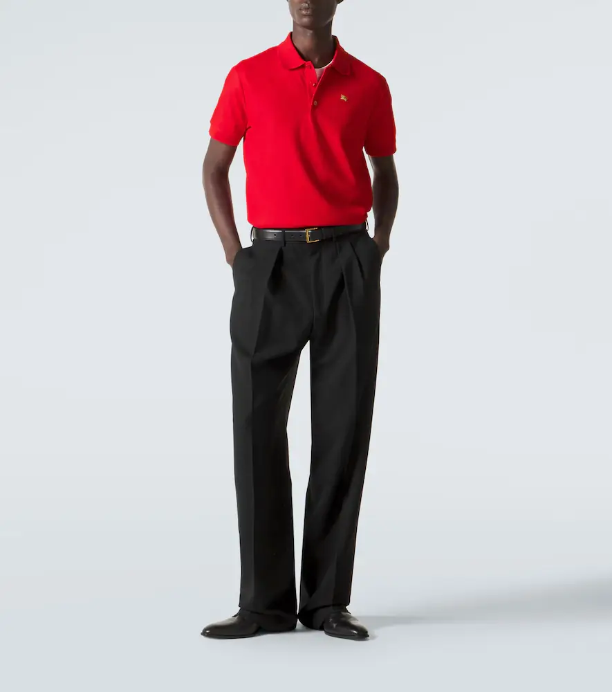 Burberry EKD cotton piqué polo shirt | Thumbnail 4