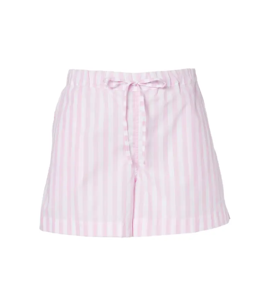 Hunza G Embroidered striped cotton poplin shorts | Image 1 Hunza G Embroidered striped cotton poplin shorts | Image 1