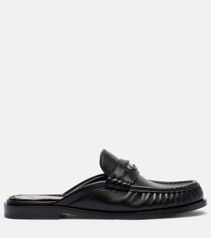 Burberry Leather mules | Thumbnail 3