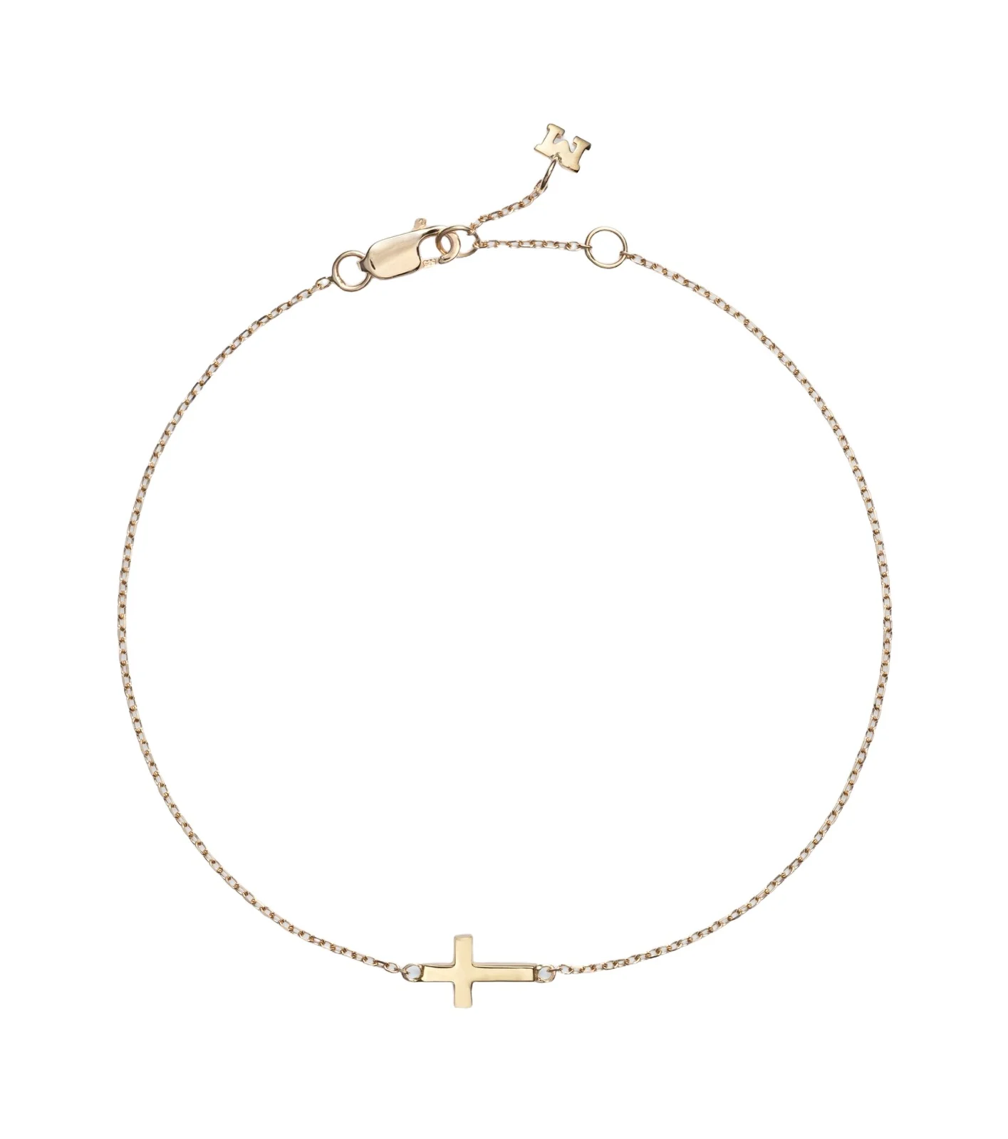 Mini Cross 14kt gold bracelet Mini Cross 14kt gold bracelet