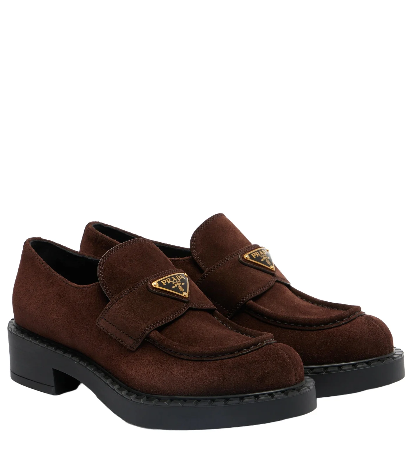Chocolate suede loafers Chocolate suede loafers