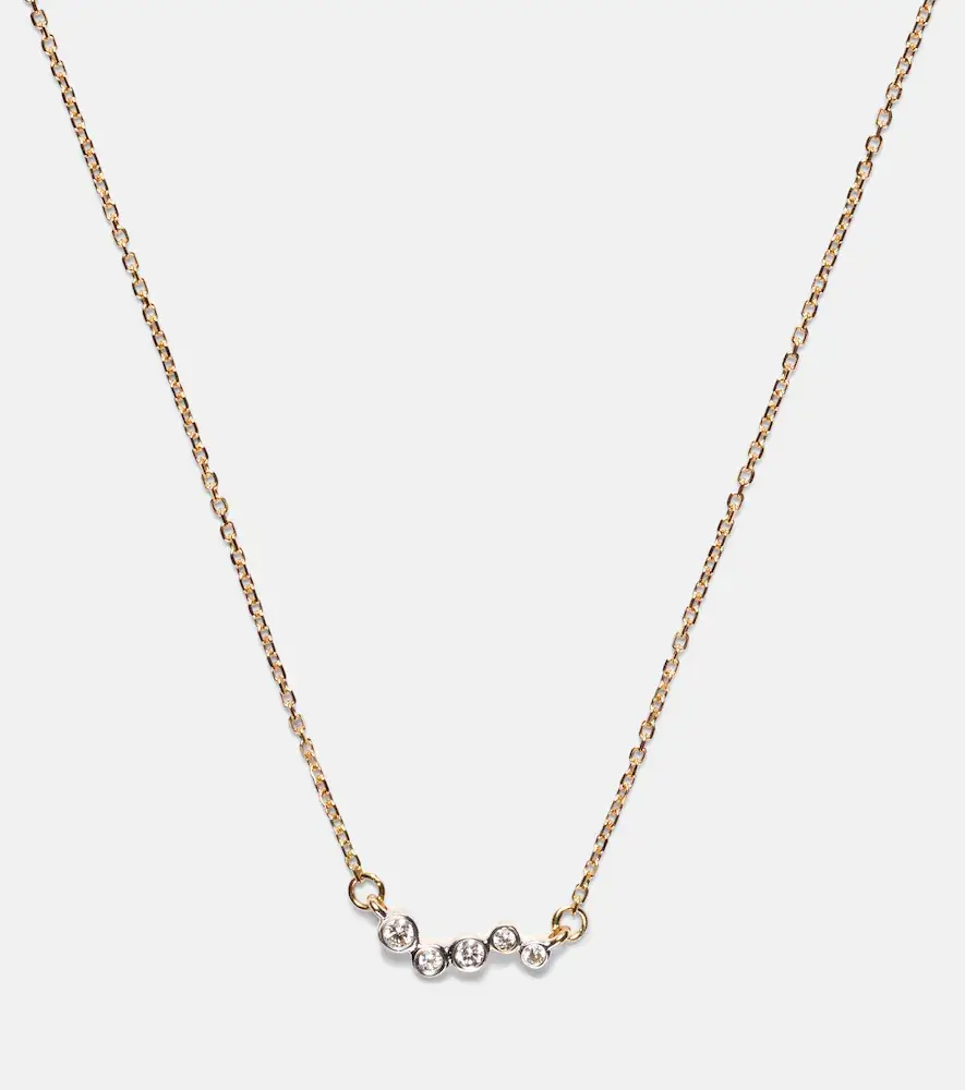 Mateo 14kt gold necklace with diamonds | Thumbnail 3