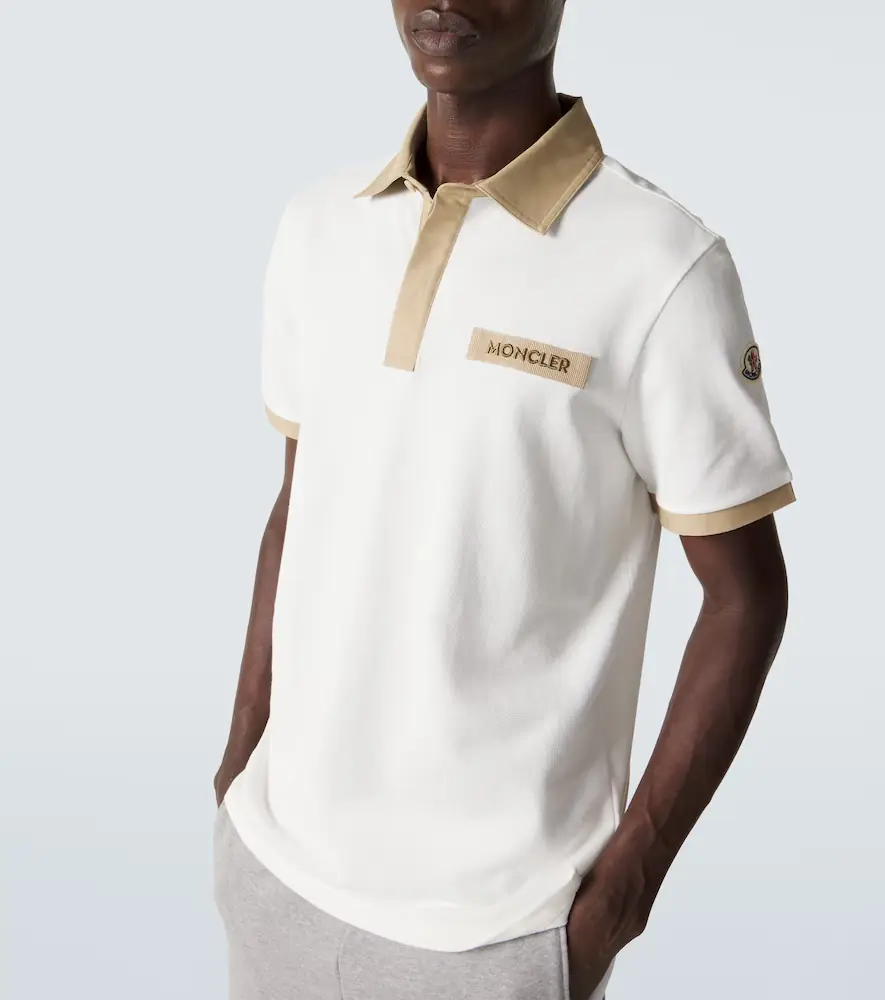 Moncler Logo cotton piqué polo shirt | Thumbnail 3 Moncler Logo cotton piqué polo shirt | Thumbnail 3