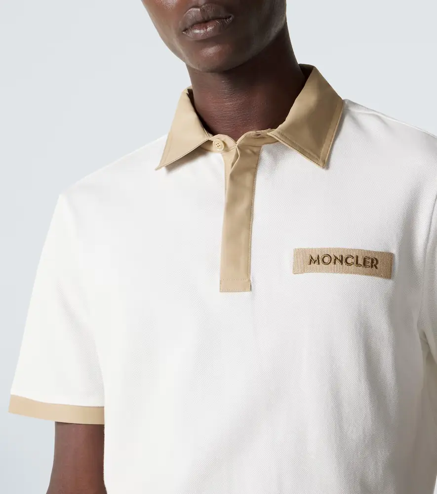 Moncler Logo cotton piqué polo shirt | Thumbnail 6 Moncler Logo cotton piqué polo shirt | Thumbnail 6
