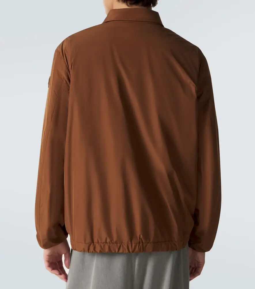 Moncler Socot leather-trimmed blouson jacket | Thumbnail 4