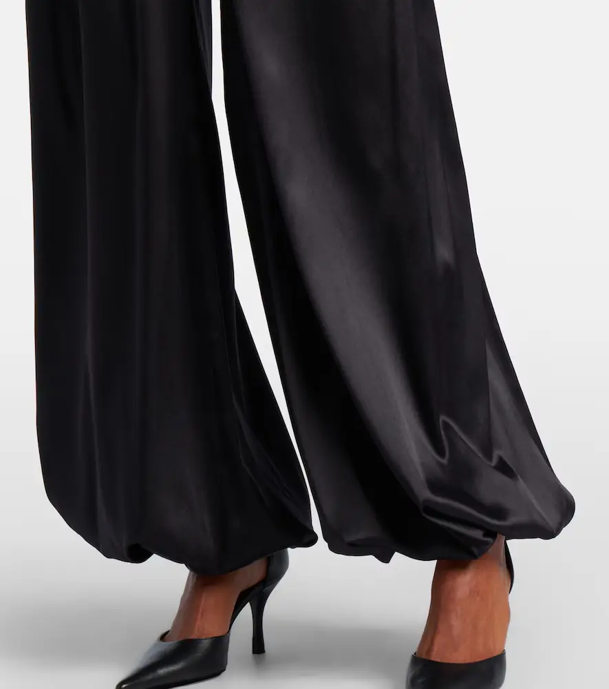 Nina Ricci Silk-blend satin wide-leg pants | Thumbnail 2