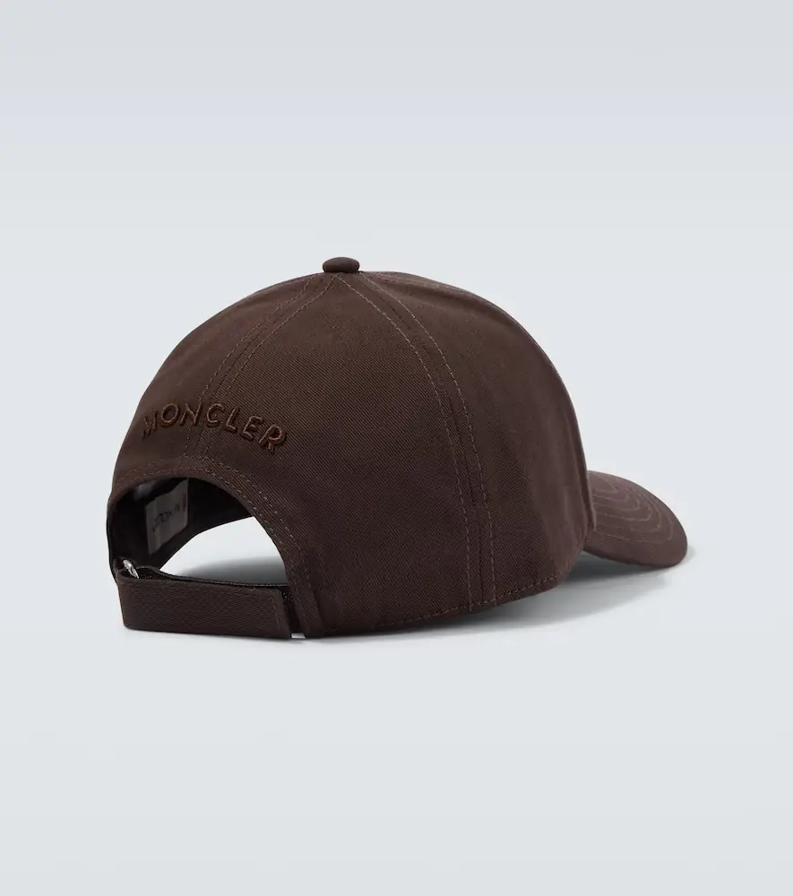 Moncler Logo cotton gabardine baseball cap | Thumbnail 2