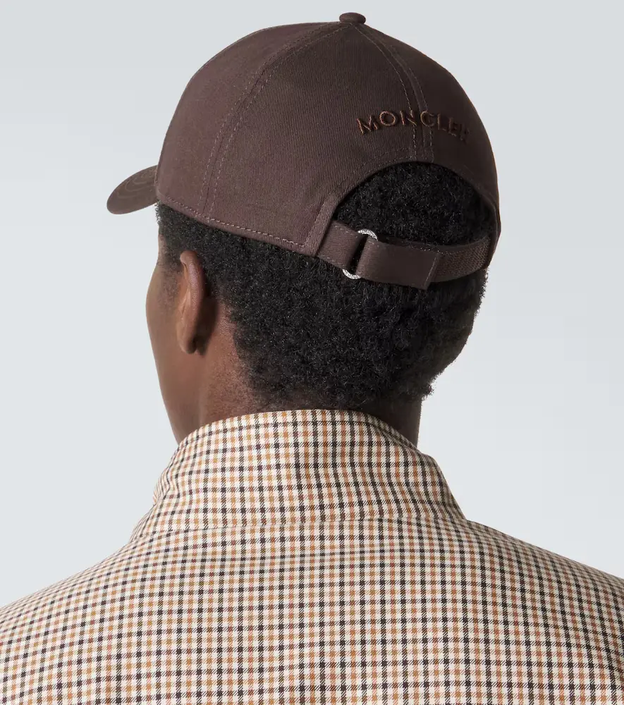 Moncler Logo cotton gabardine baseball cap | Thumbnail 4