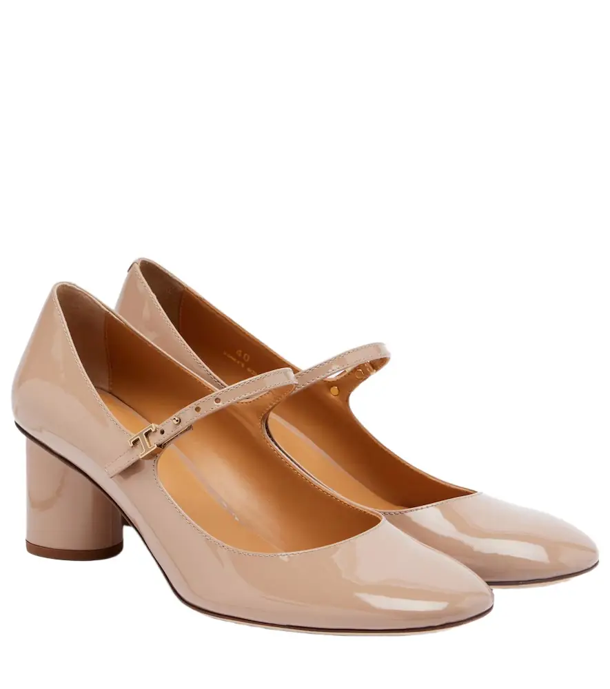 Tod's Patent leather Mary Jane pumps