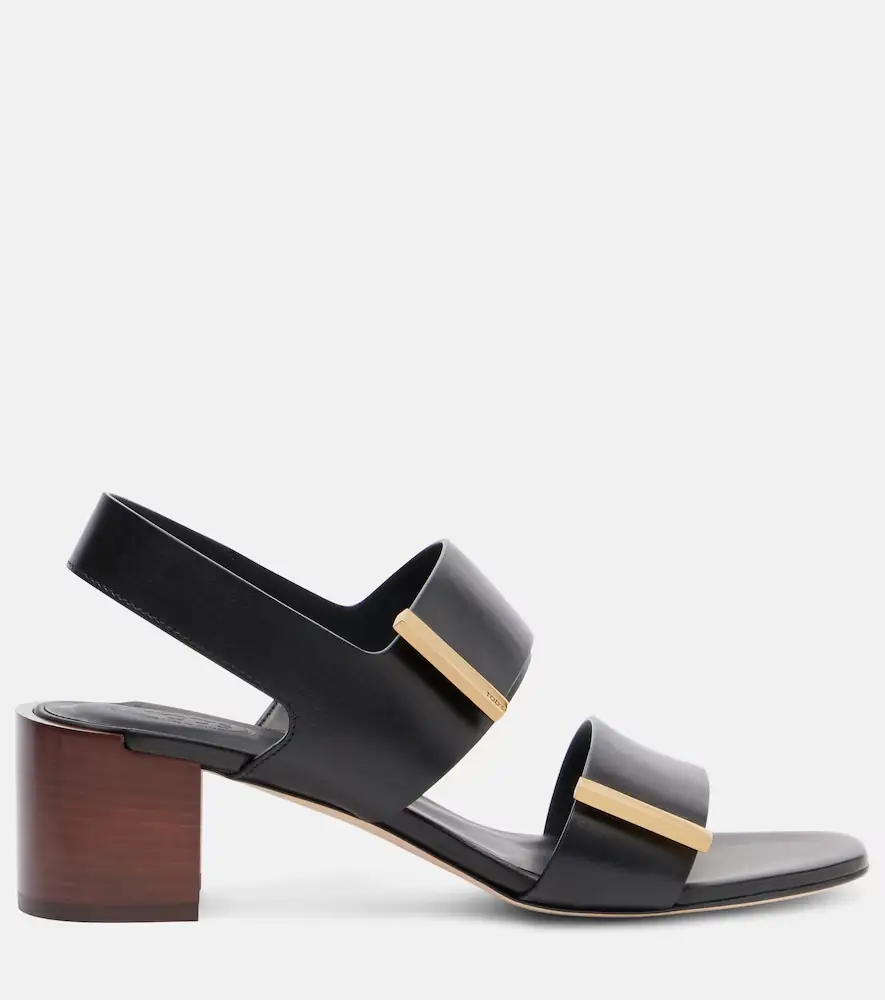 Tod's Leather sandals | Thumbnail 4