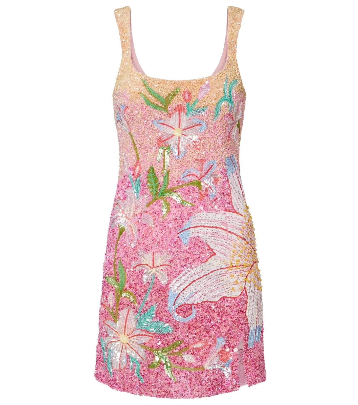 Là Fuori Floral sequined minidress Là Fuori Floral sequined minidress
