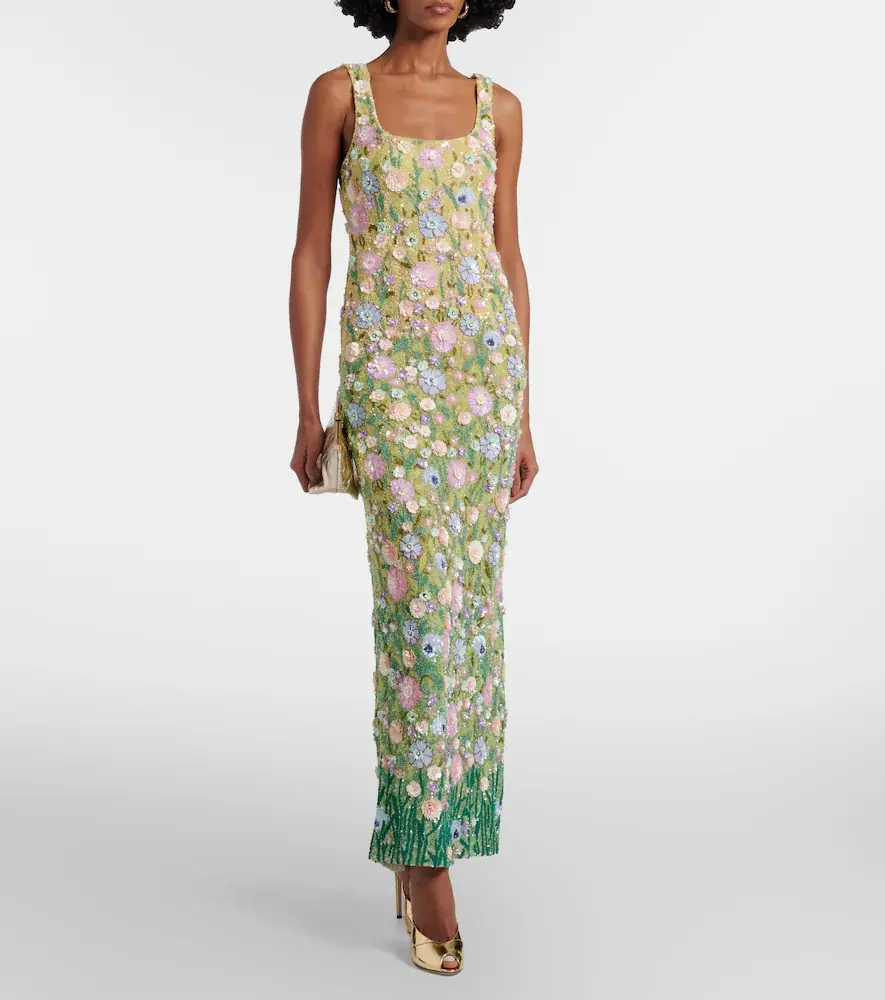LA FUORI Là Fuori Embellished floral gown | Thumbnail 2 LA FUORI Là Fuori Embellished floral gown | Thumbnail 2